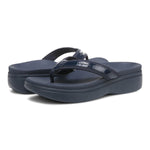 Vionic High Tide II Platform Sandal Black Medium Width  CLEARANCE