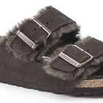 Birkenstock Arizona Shearling Suede Leather Mocha