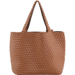 Women's Ilse Jacobsen Bag 08 Reversible Shopper Tote Burnt Caramel/Copper Synthetic