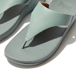 Fit flop LULU  Leather Toe-Post Sandals Cool Blue