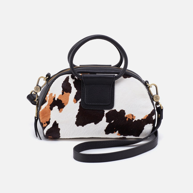 Hobo Sheila Small Satchel Cow Print